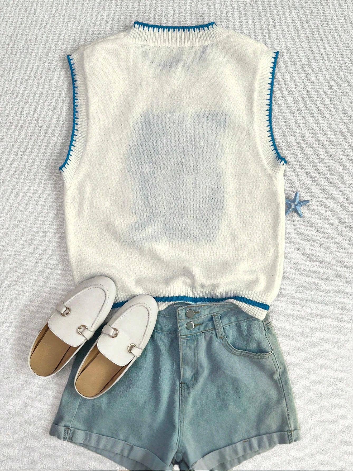 SARDINES SLEEVELESS SWEATER