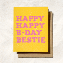  Daydream Prints - Happy Birthday Bestie | Friendship Birthday Card | BFF Card