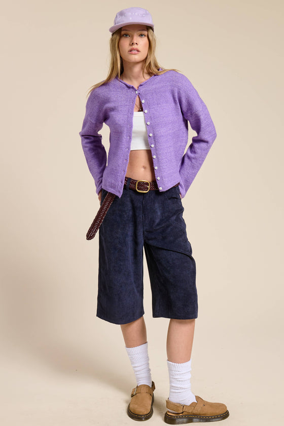 ESSENTIAL BUTTON DOWN CARDIGAN