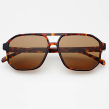  FREYRS Eyewear - Billie ( NEW ) Unisex Aviator Sunglasses : Dark Tortoise / Solid Brown