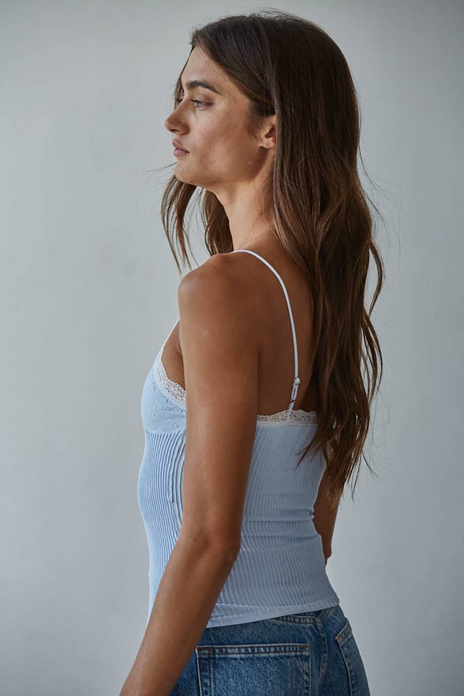 Knit Seamless Ribbed Tank