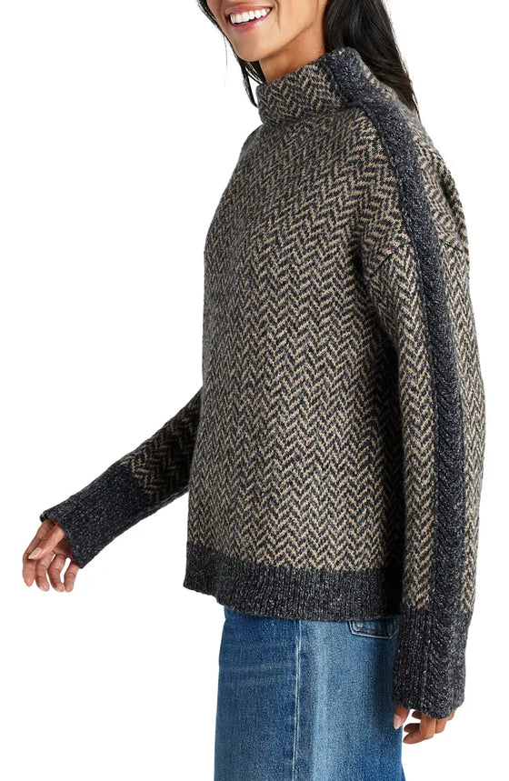 ARIA FUNNEL NECK SWEATER