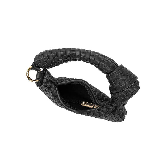 MELIE BIANCO - BRIGITTE RECYCLED VEGAN BAG CHARM - black