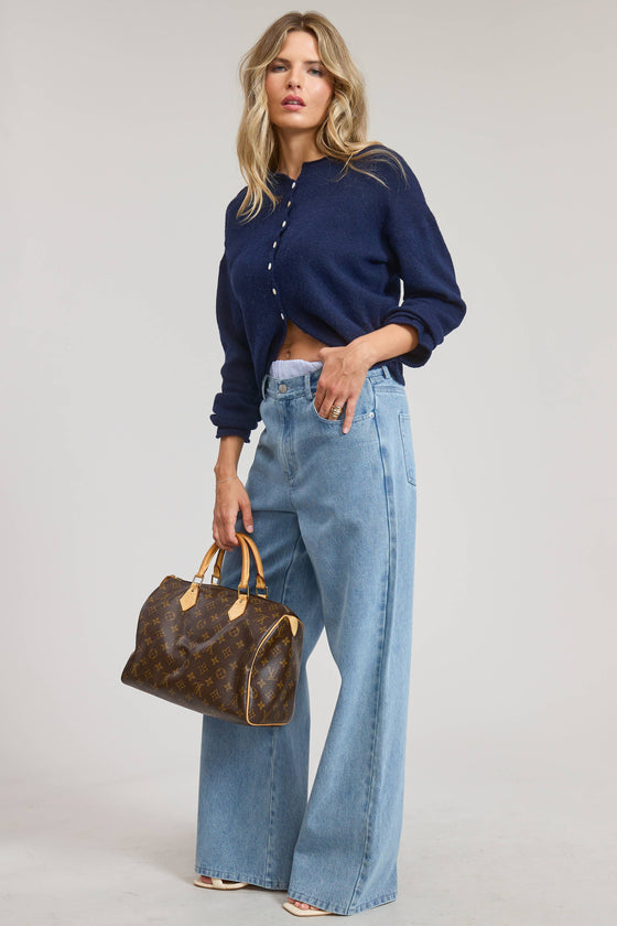 ESSENTIAL BUTTON DOWN CARDIGAN