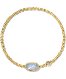  GRAYSON STRETCH GOLD BRACELET in periwinkle illusion