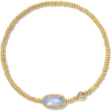  GRAYSON STRETCH GOLD BRACELET in periwinkle illusion