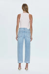 KACEY MID RISE CUFFED BOYFRIEND JEANS in berkeley wash