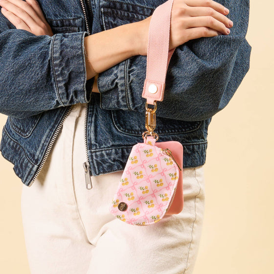 DYNAMIC DUO POUCH WRISTLET- Marigold Lane Pink