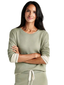 SYDNEY CASHBLEND TIPPED REVERSIBLE SWEATER