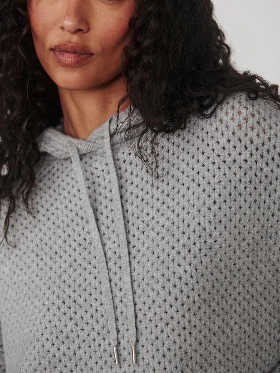 Melchie Relaxed Knit Hoodie Sweater