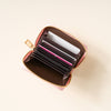 ZIP AROUND WALLET- Blush Check