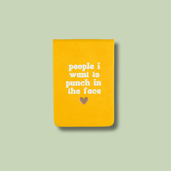 Properly Improper - People I Want To Punch In The Face - Pocket Journal