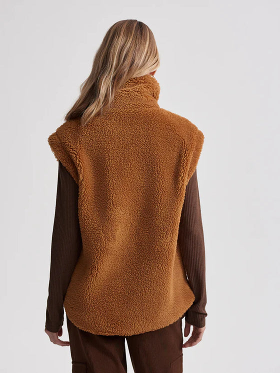 BALTER RELAXED SHERPA GILET VEST