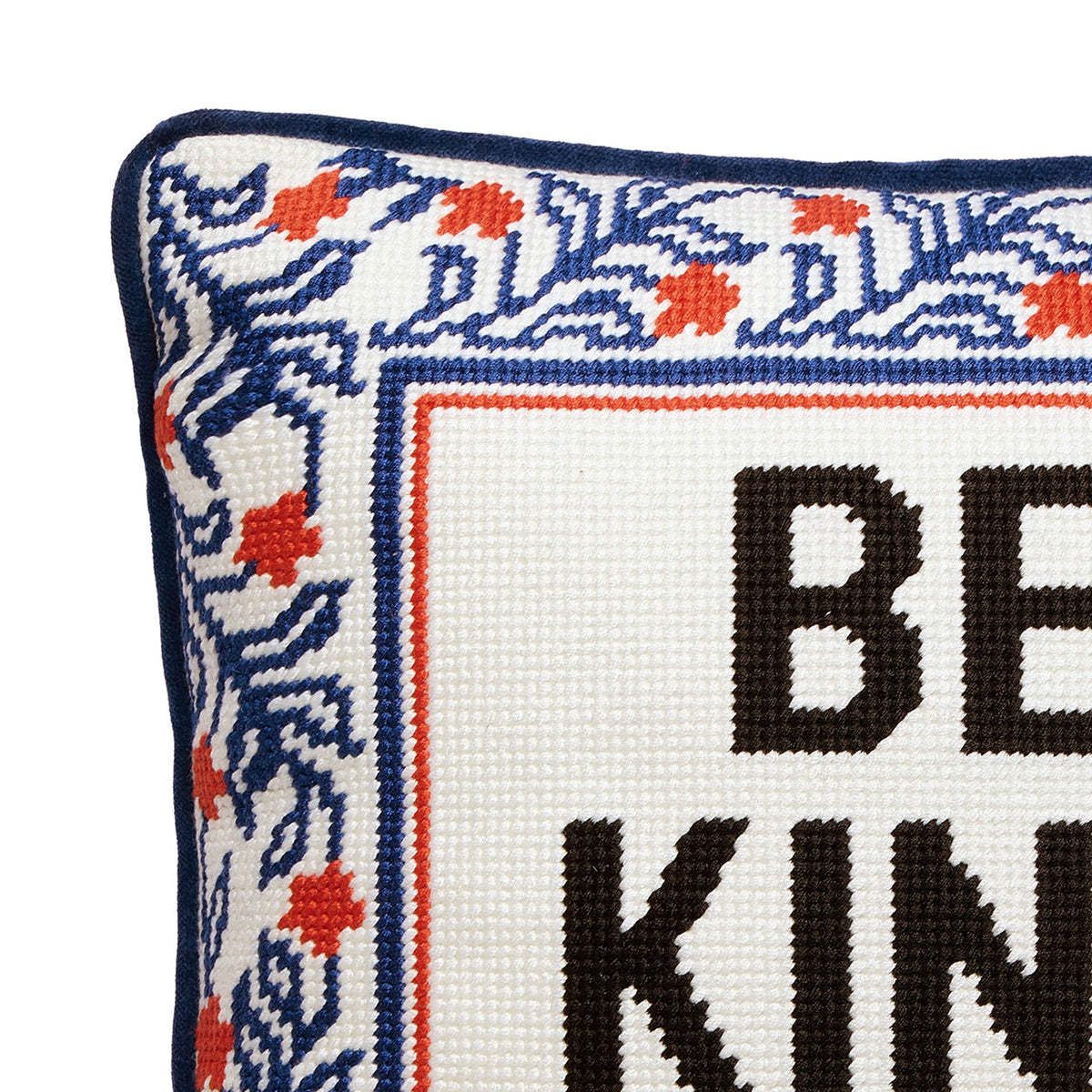 Be Kind ( Of A Bitch) Embroidered Pillow