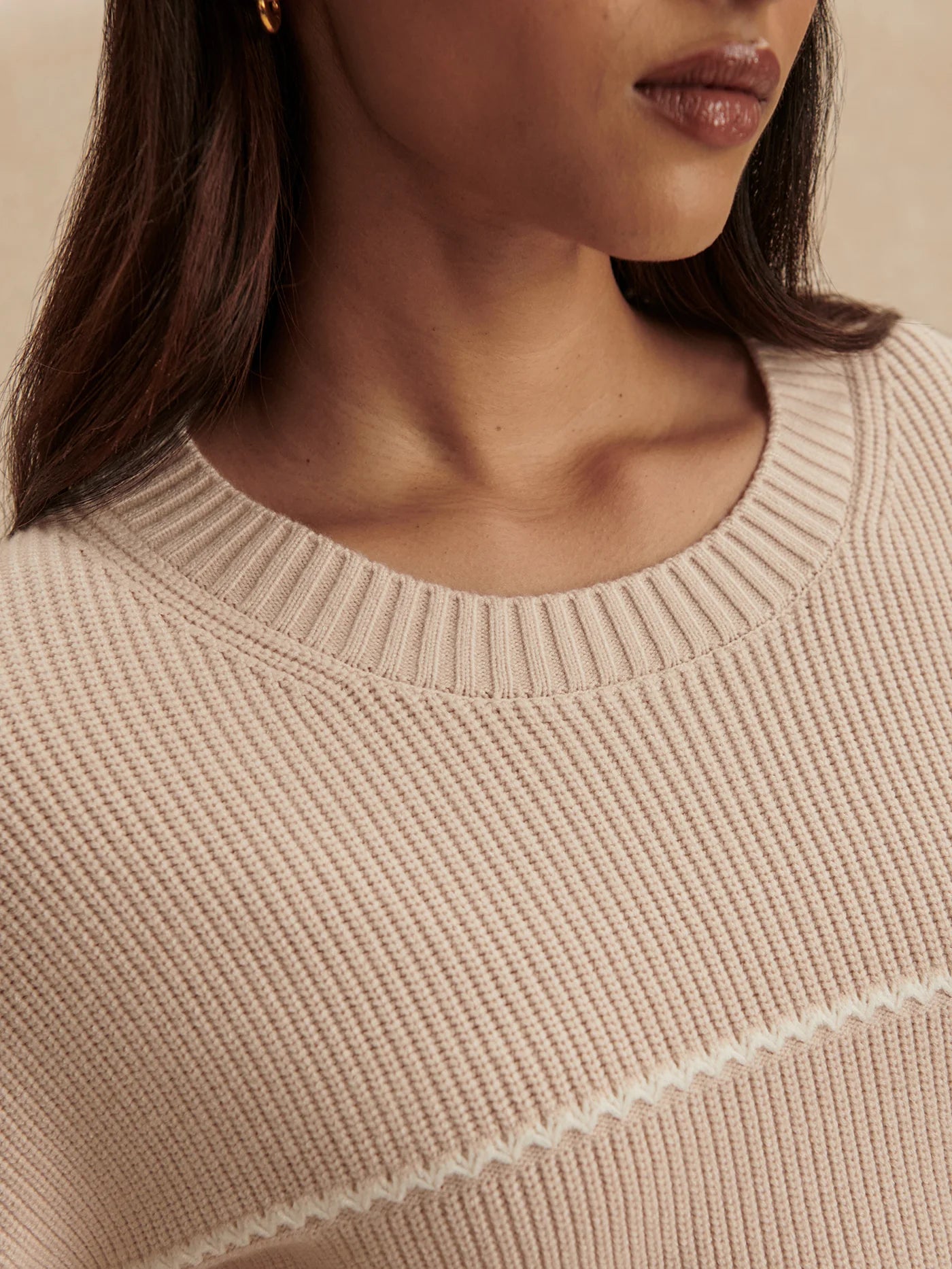 MERYL STRIPE KNIT SWEATER