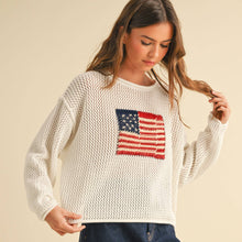  FLAG KNITTED SWEATER in assorted colors