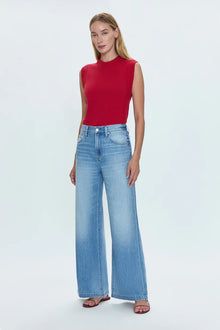  JADYN LOW SLUNG PALAZZO JEANS in major