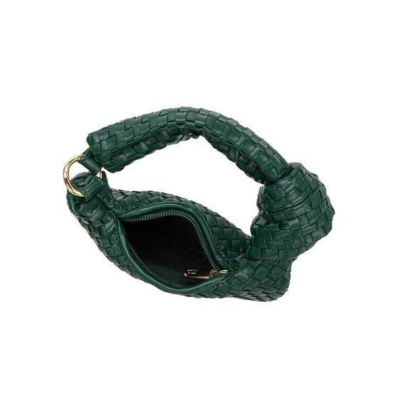 MELIE BIANCO - BRIGITTE RECYCLED VEGAN BAG CHARM - green