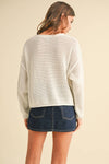 FLAG KNITTED SWEATER in assorted colors