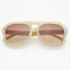 FREYRS Eyewear - Voyager Oversized Acetate Sunglasses: Gray Pearl