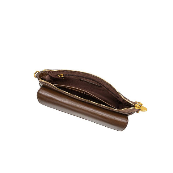 MELIE BIANCO - ARIA ESPRESSO RECYCLED VEGAN SHOULDER BAG