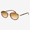 FREYRS Eyewear - Jordan Acetate Oval Sunglasses: Amber Tortoise/Brown