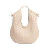 MELIE BIANCO - TRACY WOVEN  RECYCLED VEGAN SHOULDER BAG - ivory