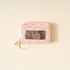 ZIP AROUND WALLET- Blush Check