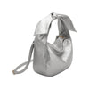 MELIE BIANCO - MARNI  RECYCLED VEGAN CROSSBODY BAG - silver