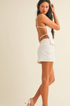 OPEN BACK TOP AND MINI SKORT SET