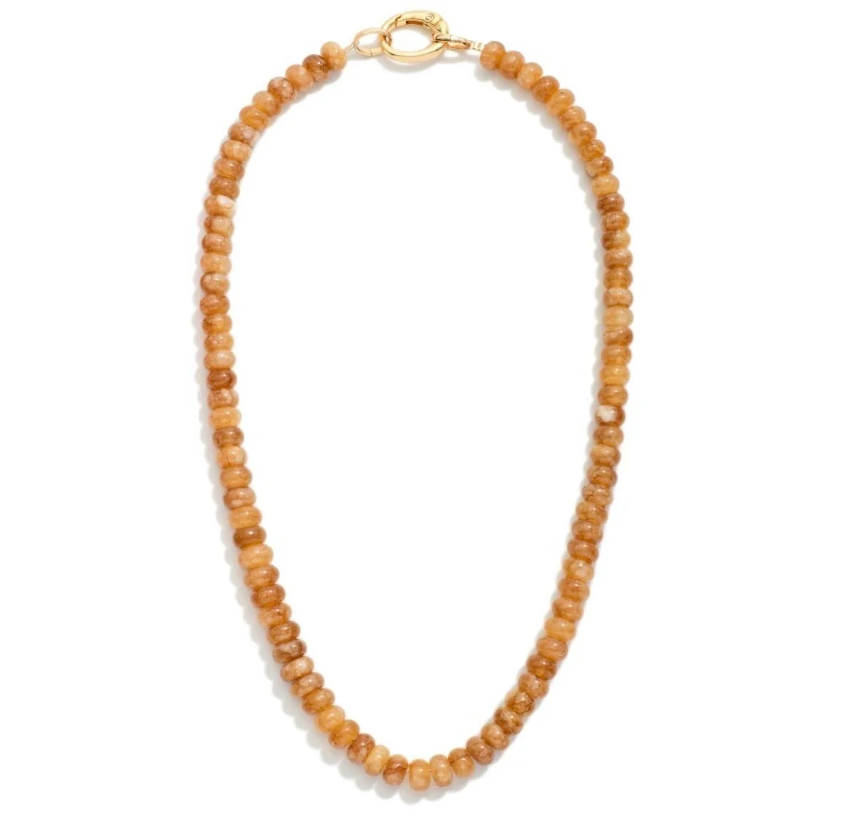 SALTED CARAMEL GEMSTONE NECKLACE