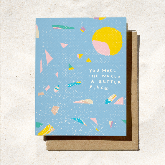 Daydream Prints - World a Better Place Card