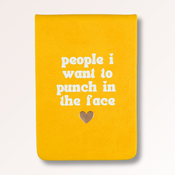 Properly Improper - People I Want To Punch In The Face - Pocket Journal