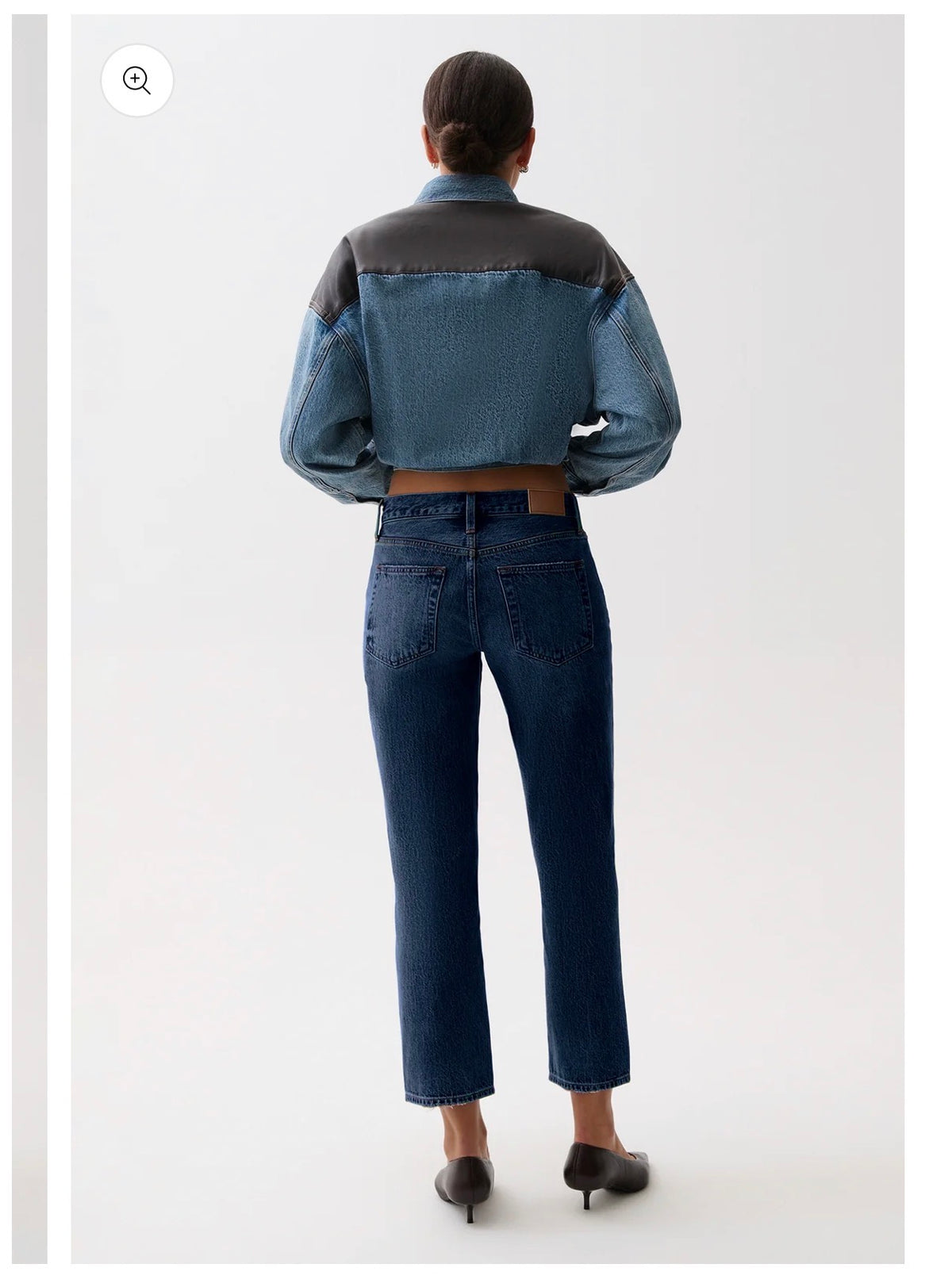 Issa Mid Rise Relaxed Ankle Straight Denim