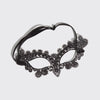 LACE HEADBAND & MASK 2PC SET - Black Cat