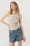 COOPER SWEATER RIB TANK
