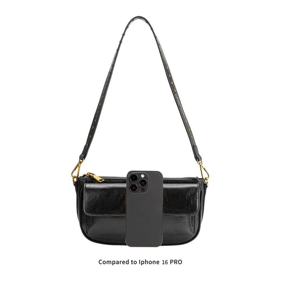 MELIE BIANCO - ARIA ESPRESSO RECYCLED VEGAN SHOULDER BAG