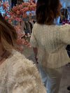 PUFF SLEEVE TEXTURED TOP
