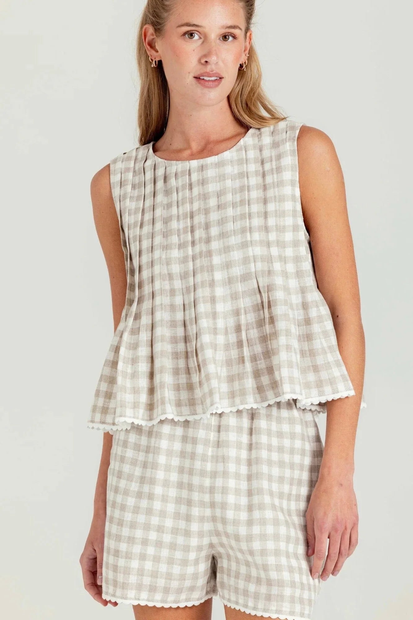 GALE GINGHAM TOP