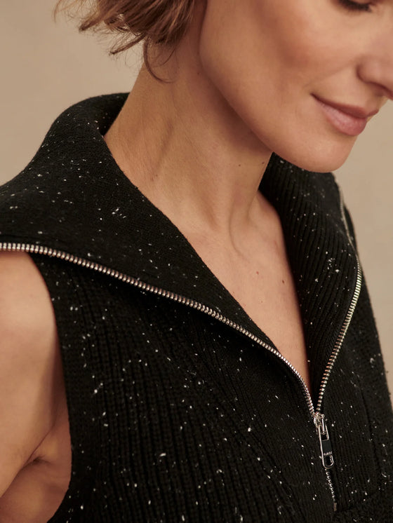 HALLY HALF ZIP RIB VEST