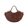 MELIE BIANCO - KAYLEE RECYCLED VEGAN TOP HANDLE BAG - burgundy