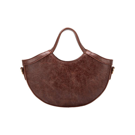 MELIE BIANCO - KAYLEE RECYCLED VEGAN TOP HANDLE BAG - burgundy