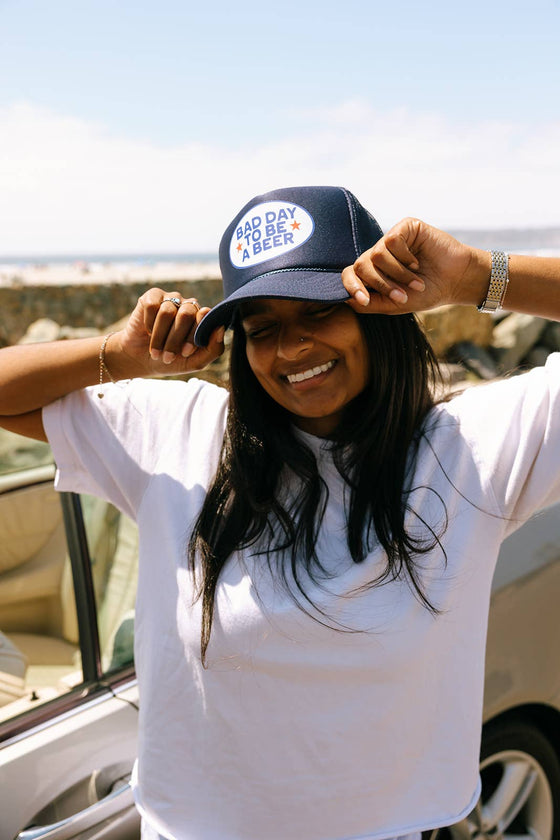 BAD DAY TO BE A BEER- FOAM TRUCKER HAT