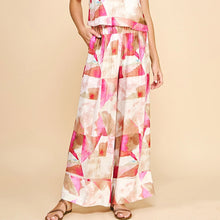  DEBI PRINTED WOVEN WIDE LEG PANTS