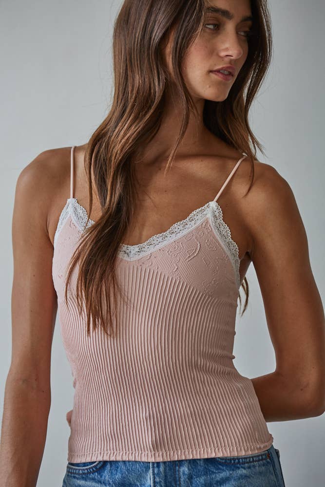 Knit Seamless Ribbed Tank