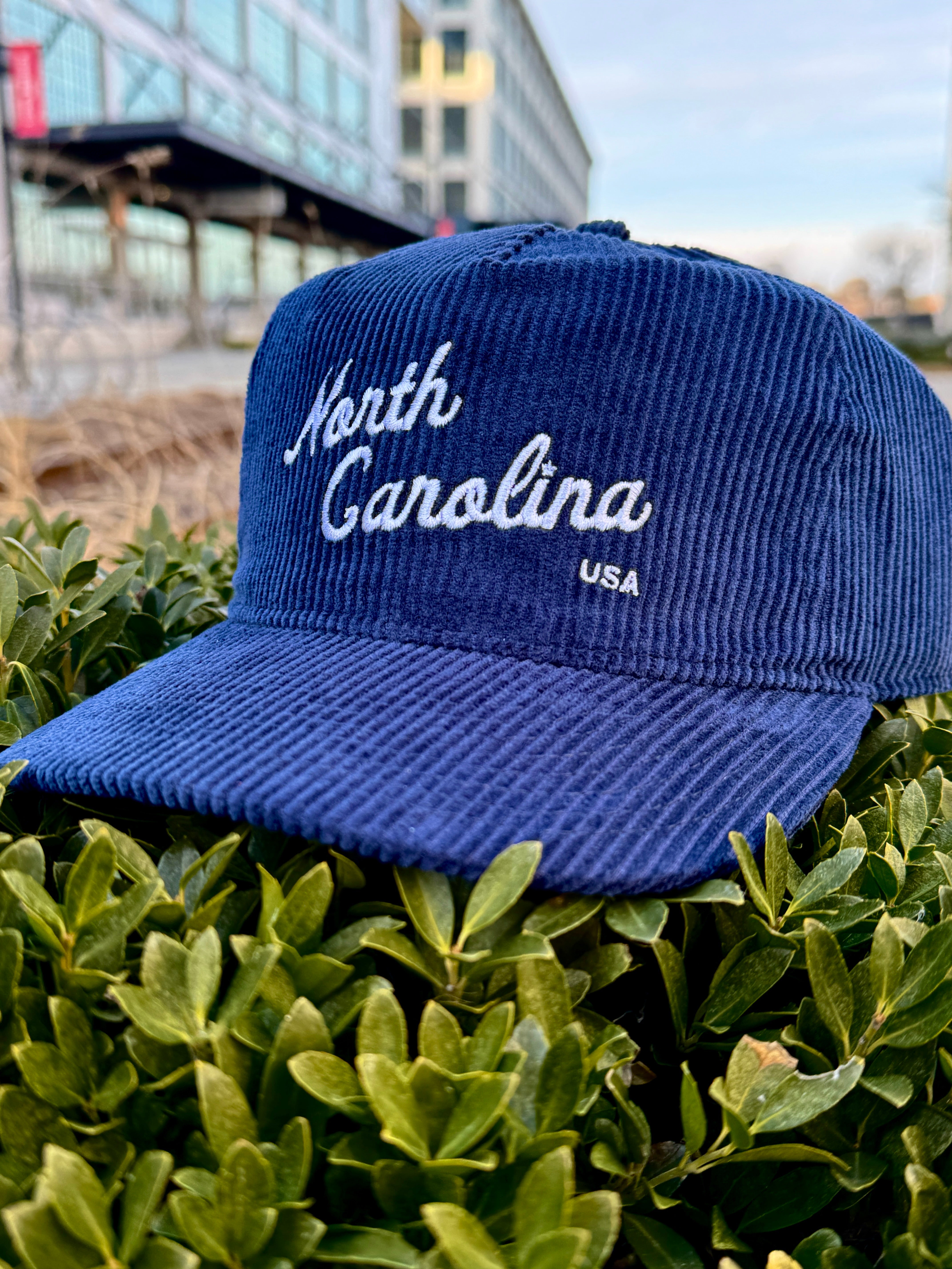 NORTH CAROLINA CORDUROY SNAPBACK HAT – Half Past Three