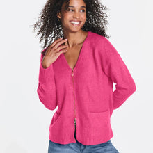  ZEENA ZIP UP CARDIGAN