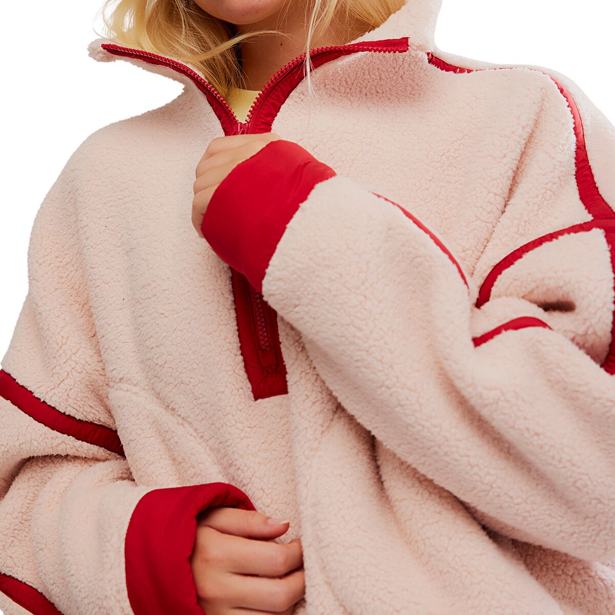 MOUNTAIN HIGH HALF ZIP FLEECE JACKET