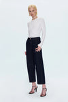 BEAU SEAMED CRESCENT RAW JEANS in nightfall