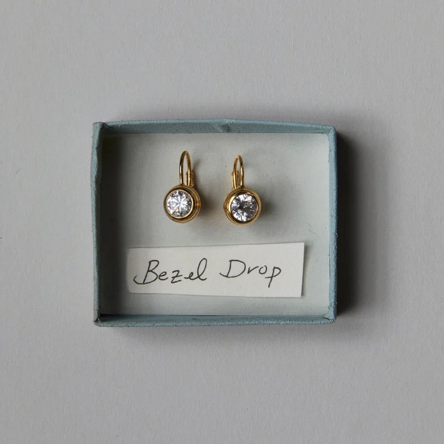 HART Bezel Drop Earrings